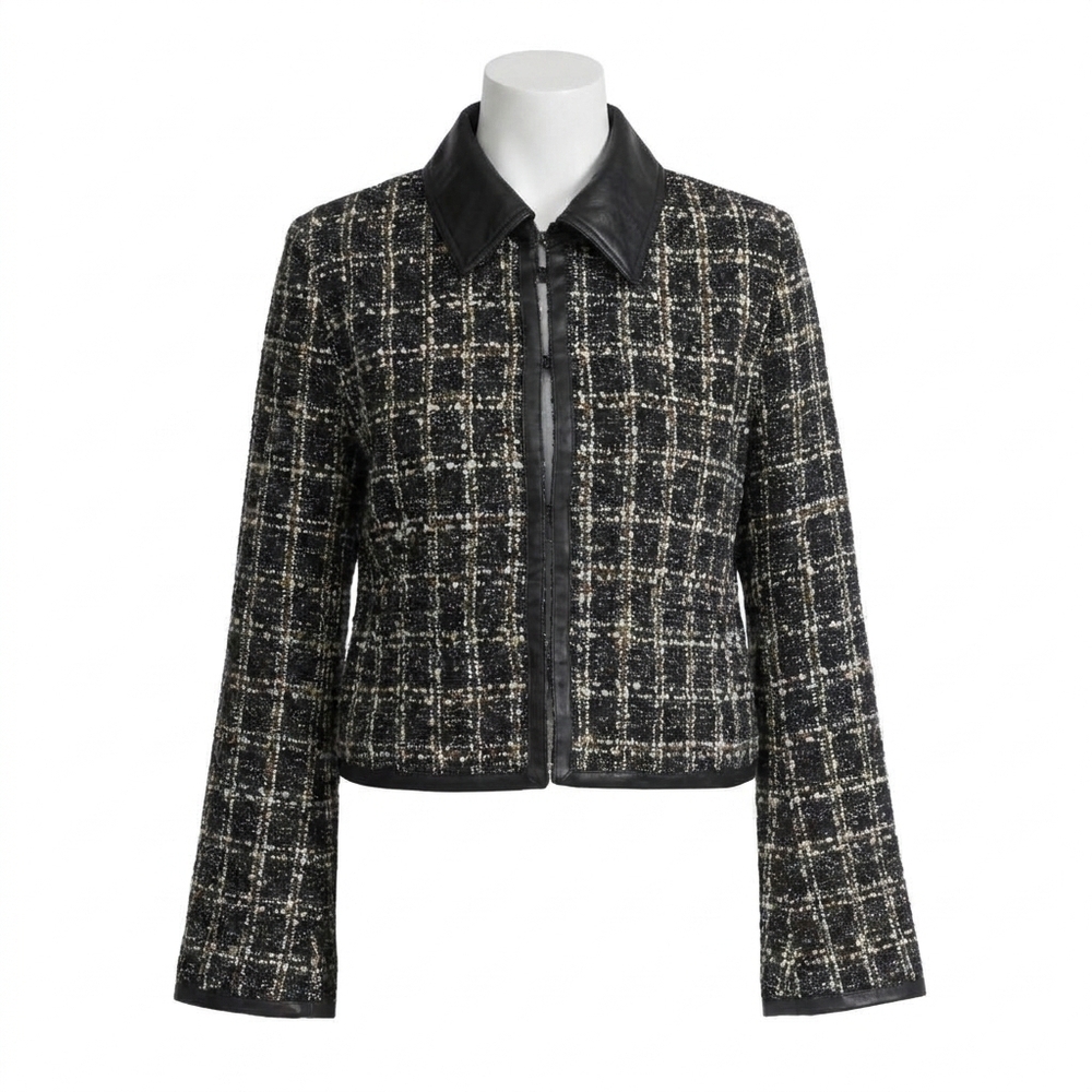 NEW RAG & BONE eloise blazer in black plaid